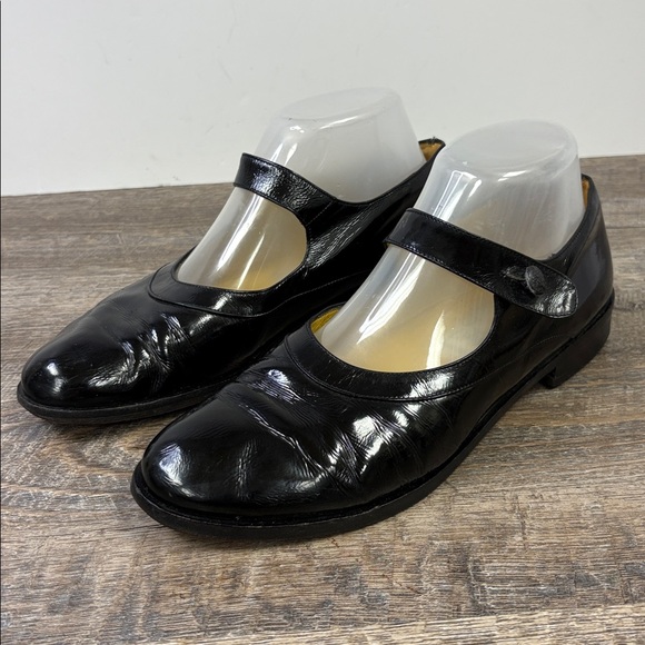 Joan & David Shoes - Joan & David Handmade in Italy Black Patent Leather Mary Jane Size 39 (US 8.5–9)